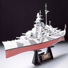 Tamiya German Navy Battleship Tirpitz (1:350 Scale)