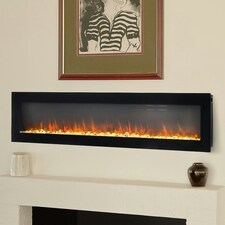 Living and Home 50 Inch Modern Electric Fireplace - Wall Mounted/Freestanding, with Remote Control, 1800W thumbnail 3