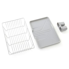 Living and Home Dish Drainer Drying Rack with Removable Drip Tray thumbnail 4