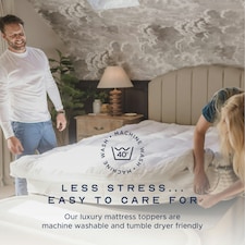 Luxurious Hotel 10cm Mattress Topper | White | 1 thumbnail 2