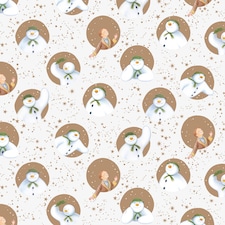 The Snowman Christmas 4 Sheets & 4 Tags Gift Wrap thumbnail 3