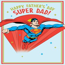 Superman 'Super Dad!' Father's Day Card thumbnail 3