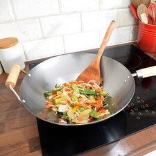 Stoven 34cm Heavy Gauge Carbon Steel Wok thumbnail 9