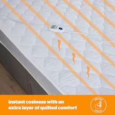 Silentnight Multi Zone Quilted Heated Mattress Topper, Electric Topper, King thumbnail 2