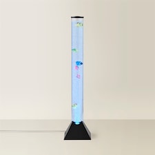 ValueLights Colour Changing Novelty Sensory Fish Bubble Lamp 80cm