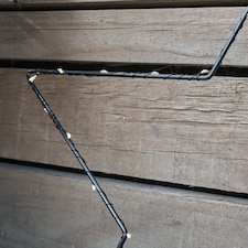 ValueLights IP44 Small Black Outdoor Warm White Star Light | Black thumbnail 4