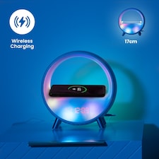 ValueLights SMART Sunrise Alarm Clock & Ambient Nightlight with Bluetooth Speaker and Wireless Phone Charger thumbnail 4