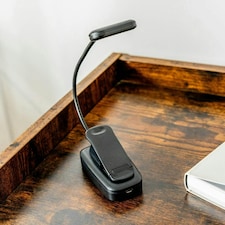 ValueLights Clip-On Black Rechargeable Battery Powered Magnetic Book Light thumbnail 2