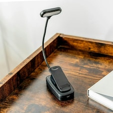 ValueLights Clip-On Black Rechargeable Battery Powered Magnetic Book Light thumbnail 3