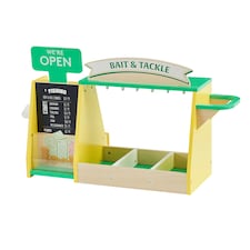 Teamson Kids My Little Helper Fishing Shop & 26 pc Accessory Set, Green/Yellow thumbnail 2