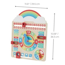 Teamson Kids Preschool Play All About Today Calendar, Multicolour thumbnail 5