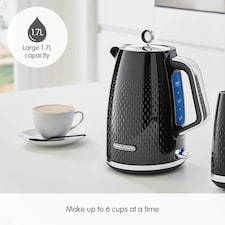 Morphy Richards Verve Jug Kettle In Black, 3000W 1.7L 7 Cup Capacity - 103010 thumbnail 2