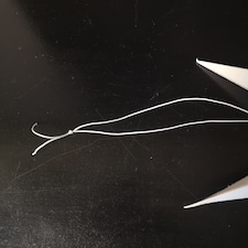 38cm White Paper Foldable Star Christmas Decoration thumbnail 6