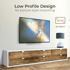 Ross Flat to Wall TV wall mount 50-85” 200x200mm to 600x400mm 60kg thumbnail 2