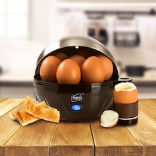 Black Electric Egg Boiler Poacher and Steamer thumbnail 2