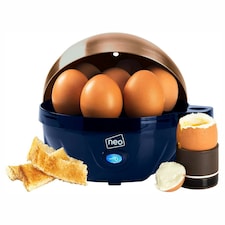 Blue Electric Egg Boiler Poacher and Steamer