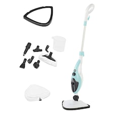 Blue 10 in 1 1500W Hot Steam Mop Cleaner and Hand Steamer