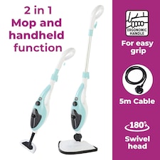 Blue 10 in 1 1500W Hot Steam Mop Cleaner and Hand Steamer thumbnail 5
