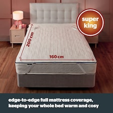 Silentnight Hotel Collection Electric Blanket, 3 Heat Settings, Overheat Protection, Easy Fit, Super King thumbnail 3