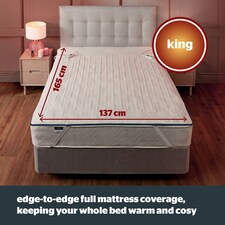 Silentnight Hotel Collection Electric Blanket, 3 Heat Settings, Overheat Protection, Easy Fit, King thumbnail 4