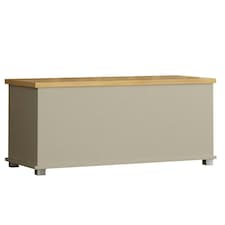 Vida Designs Arlington Storage Ottoman Bedroom Hallway Chest Bench, Grey & Oak | Grey | Grey & Oak | One Size