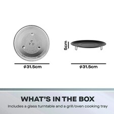 Daewoo 30L 900W Combination Microwave, Grill & Convection Oven thumbnail 4