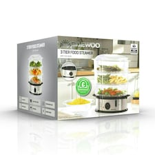 Daewoo 9L Capacity, 3 Layer Food Steamer With Rice Bowl thumbnail 10