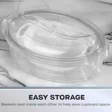 Daewoo 9L Capacity, 3 Layer Food Steamer With Rice Bowl thumbnail 6