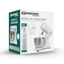 Daewoo Essentials 3.5L Stand Mixer Including Attachments | White thumbnail 5