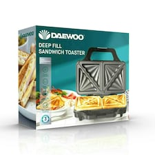 Daewoo 4 Slice Deep Fill Sandwich Maker thumbnail 5