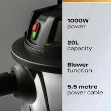 Daewoo Wet & Dry Multipurpose Cylinder Vacuum Cleaner thumbnail 4