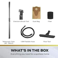 Daewoo Wet & Dry Multipurpose Cylinder Vacuum Cleaner thumbnail 6