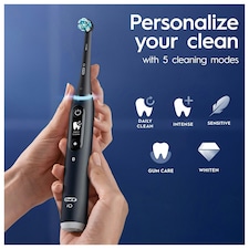 Oral-B iO 6 Black & Rose Electric Toothbrushes thumbnail 7