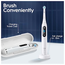 Oral-B iO 9 White Electric Toothbrush Designed By Braun thumbnail 3