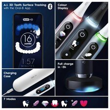 Oral-B iO 9 White Electric Toothbrush Designed By Braun thumbnail 7