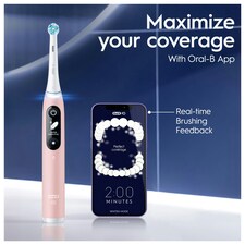 Oral-B iO 6 Pink Electric Toothbrush Designed By Braun thumbnail 4