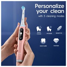 Oral-B iO 6 Pink Electric Toothbrush Designed By Braun thumbnail 6