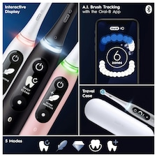 Oral-B iO 6 Pink Electric Toothbrush Designed By Braun thumbnail 8