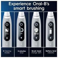 Oral-B iO 6 Grey Electric Toothbrush thumbnail 7