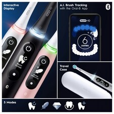 Oral-B iO 6 Grey Electric Toothbrush thumbnail 8
