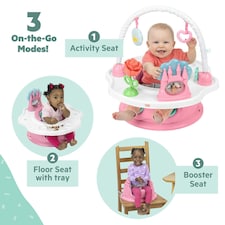 Bright Starts Disney Princess SuperSeat 3-in-1 Baby Activity Seat Pink 6-36M thumbnail 2