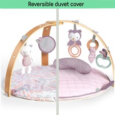 Ingenuity Cozy Spot Reversible Duvet Baby Activity Gym Calla Pink Newborn+ thumbnail 3
