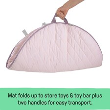 Ingenuity Cozy Spot Reversible Duvet Baby Activity Gym Calla Pink Newborn+ thumbnail 5