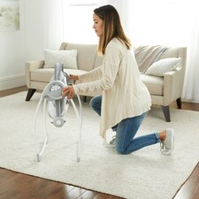 Ingenuity Comfort 2 Go Portable Baby Swing with Music Cuddle Lamb Newborn+ thumbnail 4