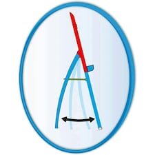 Dolu Multi Colour Foldable Jumbo Easel Kids Drawing Board | Multi thumbnail 2