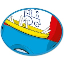 Dolu Multi Colour Foldable Jumbo Easel Kids Drawing Board | Multi thumbnail 4