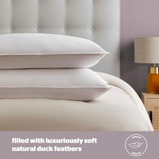 Silentnight Natural Duck Feather Pillows - 2 Pack thumbnail 2