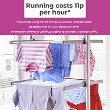 Indoor Electric 3 Tier Heated Airer Foldable thumbnail 4