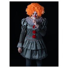 Pennywise IT Chapter Two Fancy Dress Costume Ladies Medium - UK 12-14 thumbnail 4