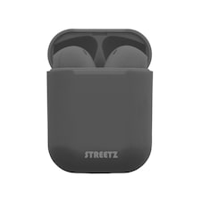STREETZ True Wireless Stereo Semi-in-Ear Earbuds | Black | One Size thumbnail 2